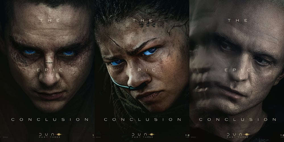 Análise inicial de ‘Duna: Parte Três’: revelados pôsteres de 9 personagens, incluindo Robert Pattinson como Skyetail | Anya Taylor Joy, Duna, Duna: Parte Três, Florence Pugh, Isaac De Bankol, Jason Momoa, Javier Bardem, Filmes, Rebecca Ferguson, Robert Pattinson, Timothée Chalamet, Zendaya | Notícias e fofocas sobre celebridades Entretenimento, fotos e vídeos
