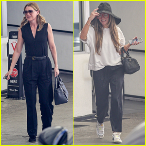 Ellen Pompeo & Rebecca Gayheart Grab Lunch in Beverly Hills
