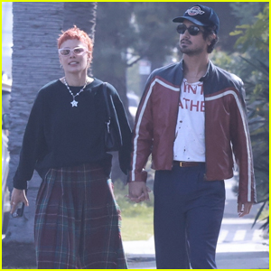Halsey & Fiancé Avan Jogia Hold Hands on Coffee Run in Los Feliz