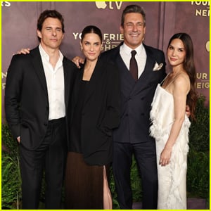 Jon Hamm Joins Co-Stars James Marsden, Amanda Peet, & Olivia Munn at 'Your Friends & Neighbors' Season 2 Premiere in NYC