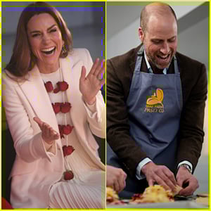 Kate Middleton Watches a Bollywood Dance Performance in Leicester for Holi While Prince Williams Bakes Pastries in Celebration of St. Piran’s Day in C