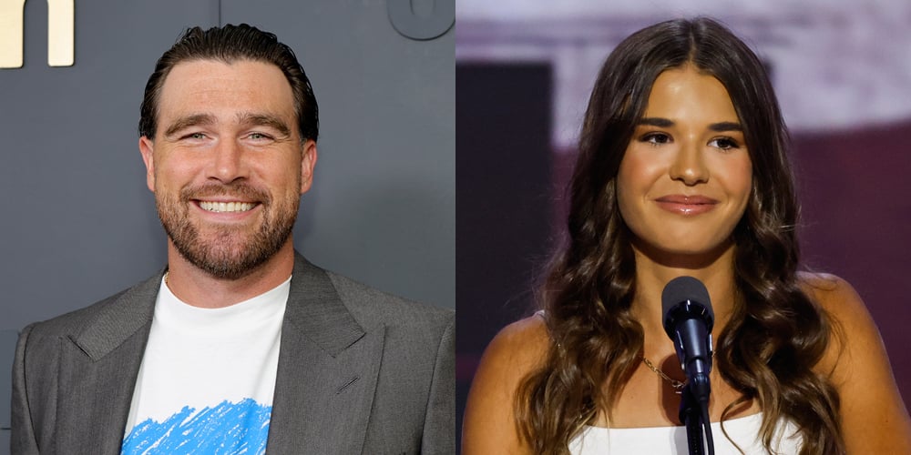 Travis Kelce flagrado conversando com o neto de Donald Trump, Kai Trump, em um evento de golfe Donald Trump, Kai Trump, Travis Kelce | Notícias e fofocas sobre celebridades Entretenimento, fotos e vídeos