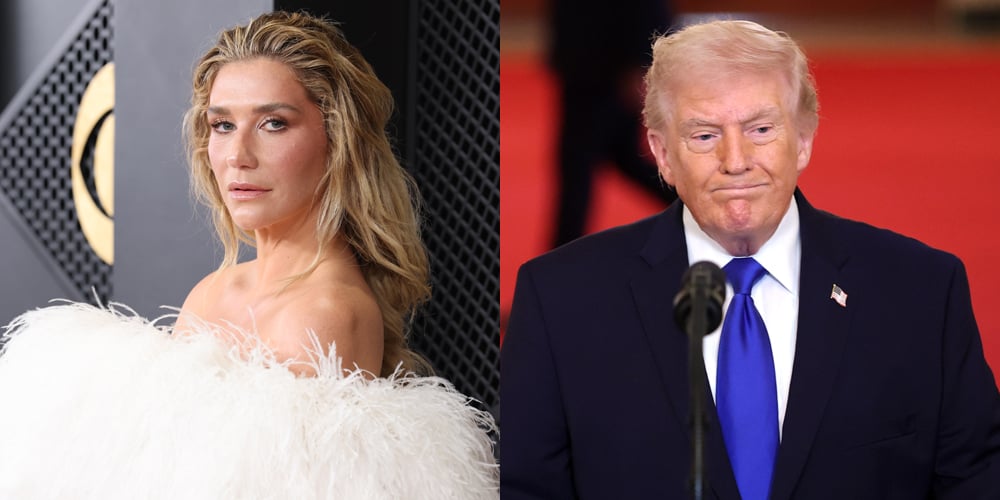 Trump criticado pelo uso “desumano” de uma das músicas de Kesha em um vídeo sensível por “incitar a violência e ameaçar a guerra” | Donald Trump, Kesha, Música, Política | Notícias e fofocas sobre celebridades Entretenimento, fotos e vídeos