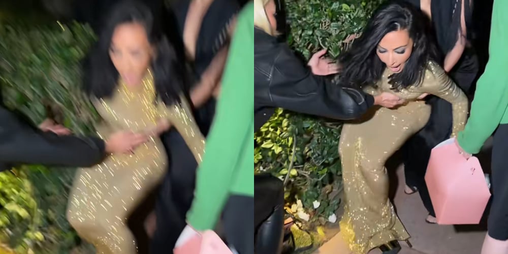 Kim Kardashian Takes a Tumble Ahead of Vanity Fair Oscars Party 2026 (Video) | 2026 Oscars, Kim Kardashian, Oscars | Celebrity News and Gossip | Entertainment, Photos and Videos