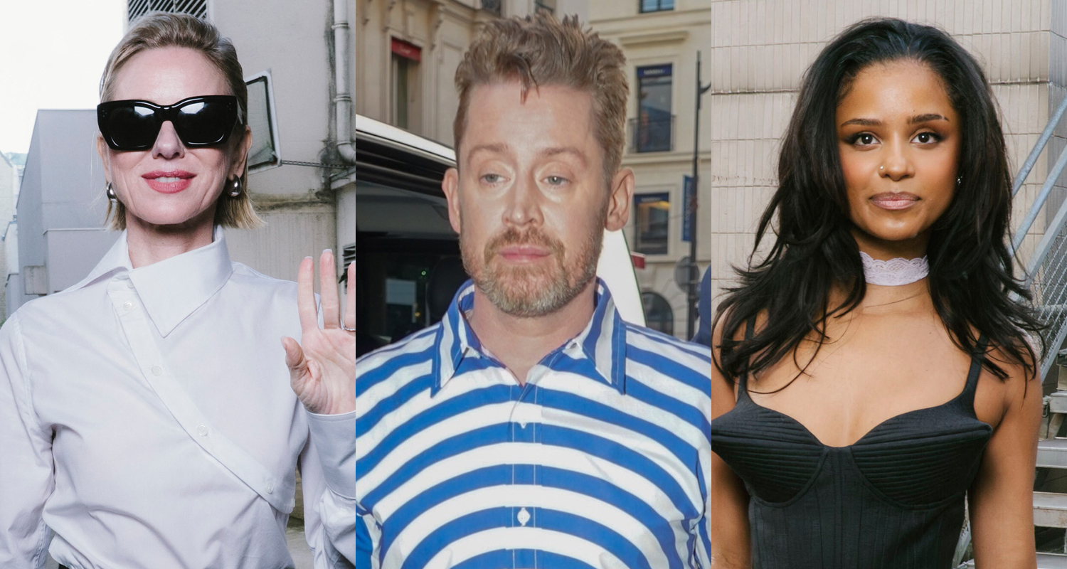 Macaulay Culkin Joins Naomi Watts & Tyla at Jean-Paul Gaultier Show in Paris