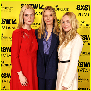 Michelle Pfeiffer Reunites with Both Fanning Sisters While Premiering New Series with Elle at SXSW 2026