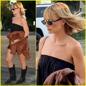 Margot Robbie Shows Off Her New Shorter Hair as She Meets Up with Friends in WeHo