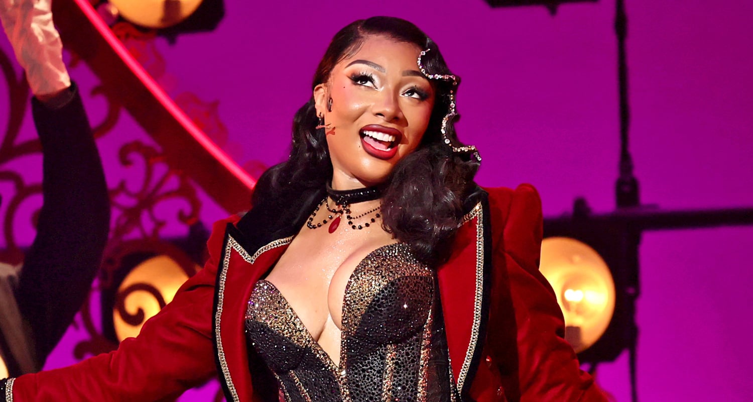 Megan Thee Stallion Makes Broadway Debut In ‘Moulin Rouge,’ Brings Audience to Their Feet With Curtain Call Rap Performance – Watch Now!