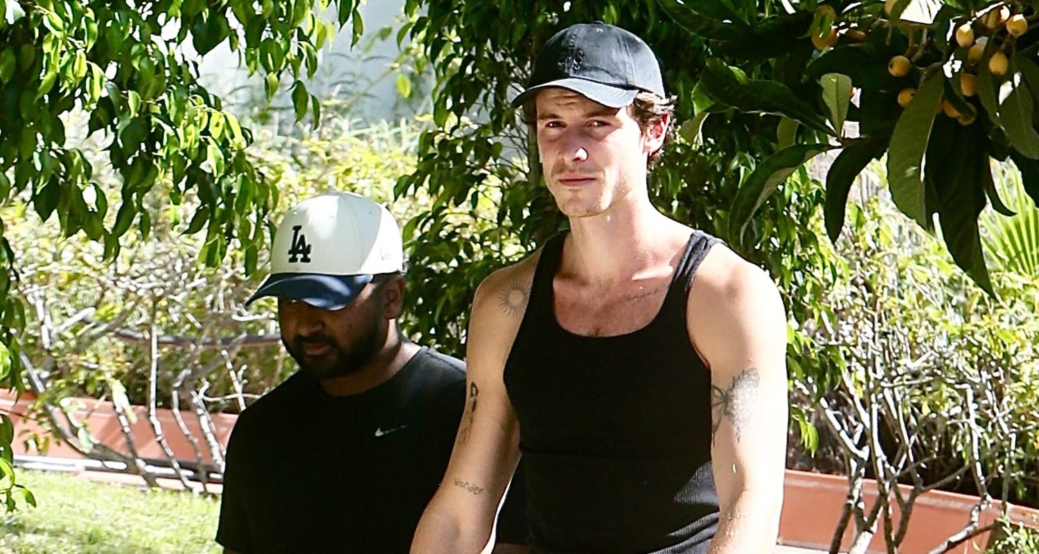 Shawn Mendes mostra os braços durante caminhada matinal no WeHo | Shawn Mendes | Notícias e fofocas sobre celebridades Entretenimento, fotos e vídeos
