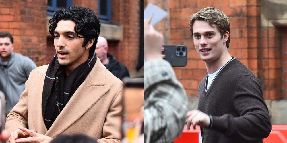 Taylor Zachary Perez e Nicholas Galitzine cumprimentam os fãs no último dia de filmagem da sequência de Red, White & Royal Blue! | Nicholas Galitzine, Vermelho Branco e Azul Royal, Vermelho Branco e Casamento Real, Taylor Zakhar Perez | Notícias e fofocas sobre celebridades Entretenimento, fotos e vídeos