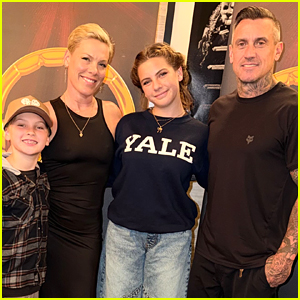 Pink & Carey Hart Catch Broadway Performance of '& Juliet' With Their Kids After Slamming Split Rumors