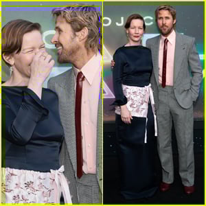 Ryan Gosling Shares a Laugh with Sandra Hüller at 'Project Hail Mary' NYC Premiere