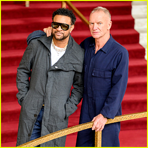 Longtime Friends Sting & Shaggy Promote Upcoming Show 'The Last Ship' with Opera House Photo Call