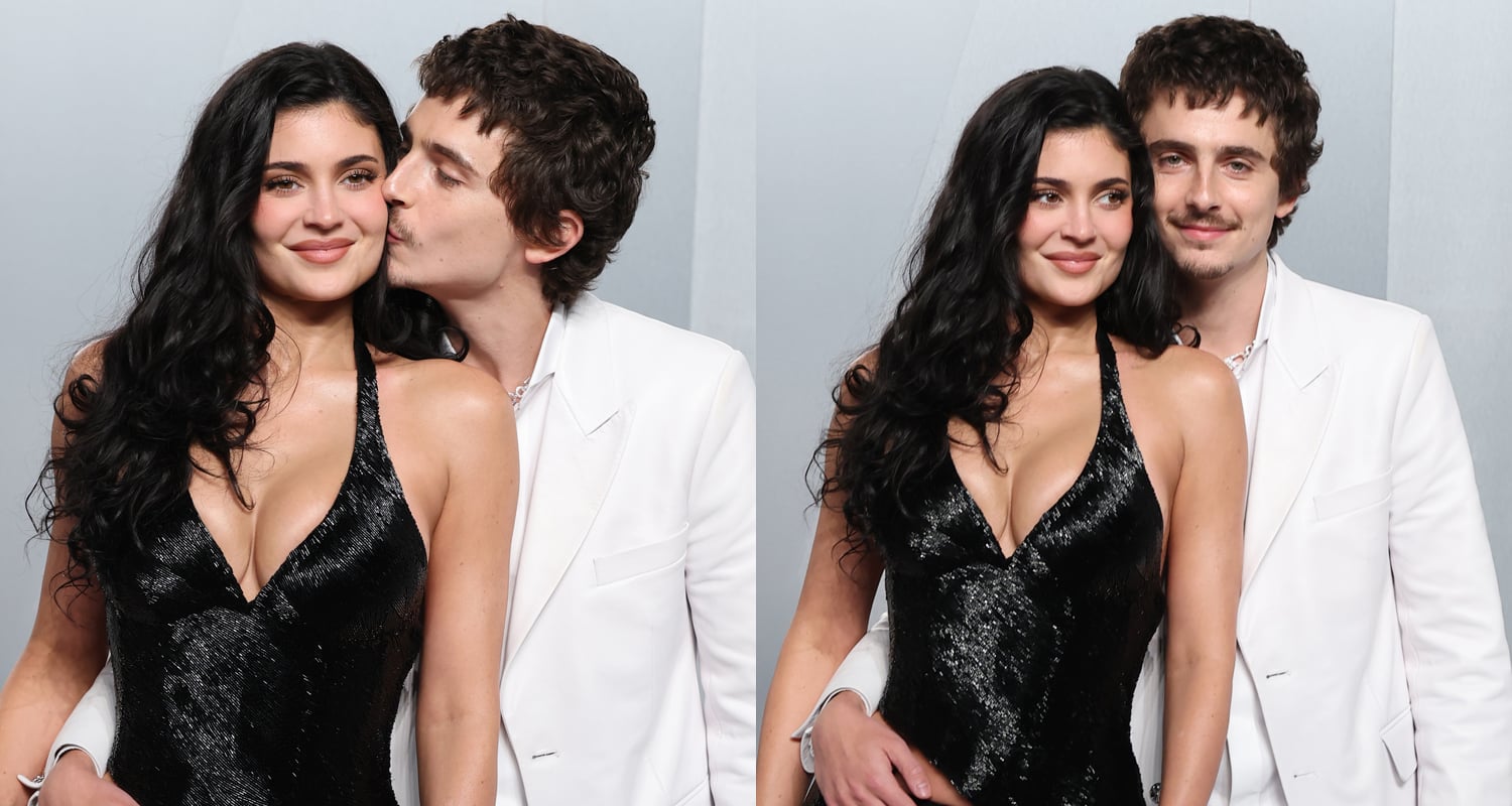 Timothee Chalamet beija namorada Kylie Jenner na bochecha na Vanity Fair Oscar Party 2026 | Pós-festas do Oscar 2026, Kylie Jenner, Timothee Chalamet | Notícias e fofocas sobre celebridades Entretenimento, fotos e vídeos