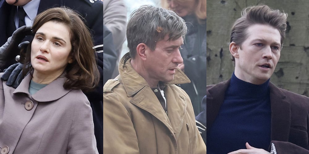 Rachel Weisz é presa durante as filmagens de cena dramática para a nova Sansa em uma tarde chuvosa com Matthew Macfadyon e Joe Alwyn | Joe Alwyn, Julia Franz Richter, Matthew McFadyen, Rachel Weisz, Sessão na Tarde Molhada | Notícias e fofocas sobre celebridades Entretenimento, fotos e vídeos