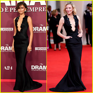 Zendaya Wears 'Something Borrowed' from Cate Blanchett, Rewears Her Armani Gown to 'The Drama' Rome Premiere