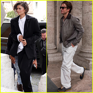 Zendaya & Robert Pattinson Visit Capitoline Museums in Rome