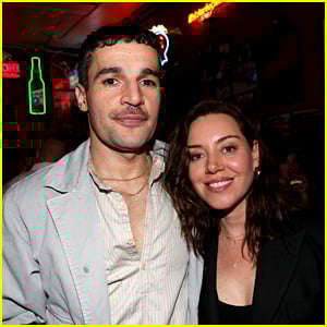 Pregnant Aubrey Plaza Supports Partner Christopher Abbott at His Broadway Opening Night in 'Death of a Salesman'