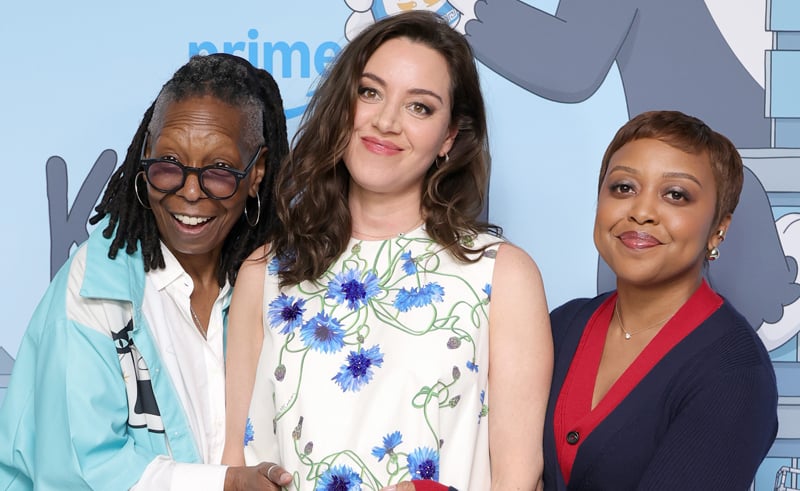 Pregnant Aubrey Plaza Gets Baby Bump Cradled by Co-Stars Whoopi Goldberg & Quinta Brunson at ‘Kevin’ Premiere | Amy Sedaris, Aparna Nancherla, Aubrey Plaza, John Waters, Pregnant Celebrities, Quinta Brunson, Whoopi Goldberg | Celebrity News and Gossip | Entertainment, Photos and Videos