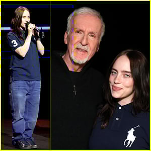 Billie Eilish Announces Early Screenings of 3D Concert Movie, Promotes Film at CinemaCon with Co-Director James Cameron