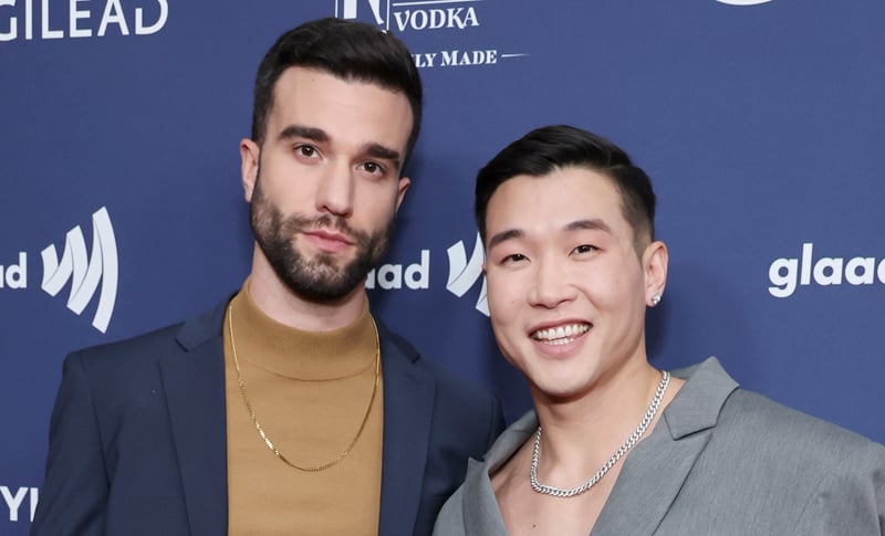 ‘Scrubs’ Actor Joel Kim Booster Talks About His Non-Monogamous Marriage & How It Affects Body Image | Joel Kim Booster, John-Michael Sudsina | Celebrity News and Gossip | Entertainment, Photos and Videos