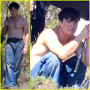 Cillian Murphy Goes Shirtless in Athens While Filming New Prison Movie with Director Damien Chazelle