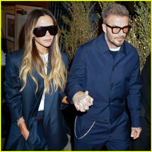 David & Victoria Beckham Coordinate Outfits for Date Night in NYC