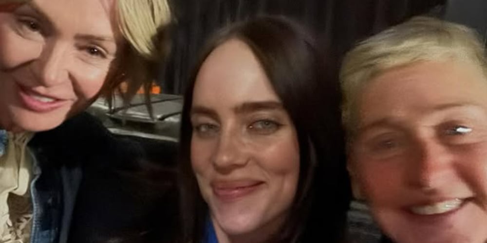 Ellen DeGeneres & Wife Portia de Rossi Snap Selfie With Billie Eilish at 'Hit Me Hard & Soft' Concert Movie Premiere After Skipping Carpet