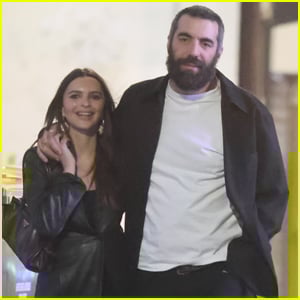 Emily Ratajkowski Keeps Close to Boyfriend Romain Gavras During Night Out in Paris