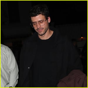 François Arnaud Enjoys Night Out with Friends in L.A.