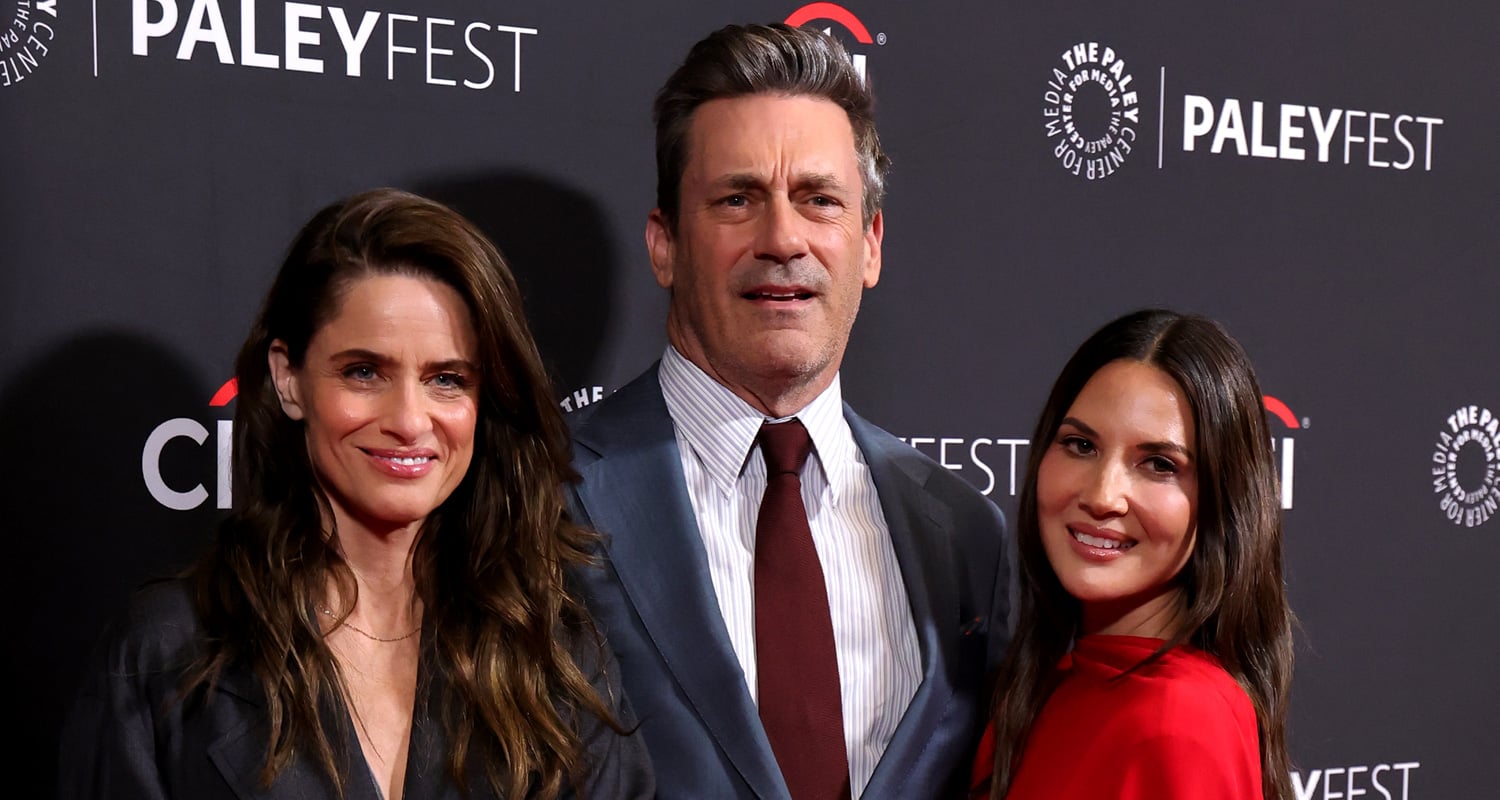 Jon Hamm Celebrates ‘Your Friends & Neighbors’ Season 2 at PaleyFest with Amanda Peet & Olivia Munn | Amanda Peet, Jon Hamm, Jonathan Tropper, Olivia Munn | Celebrity News and Gossip | Entertainment, Photos and Videos