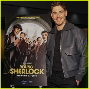Hero Fiennes Tiffin Looks Dashing at Special 'Young Sherlock' Screening in Los Angeles