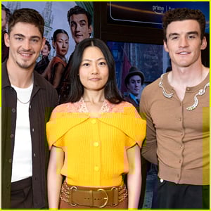 Hero Fiennes Tiffin Joins 'Young Sherlock' Co-Stars Donal Finn & Zine Tseng at FYC Event