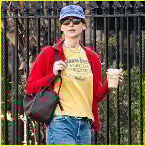 Jennifer Lawrence Steps Out for Morning Coffee Run in NYC
