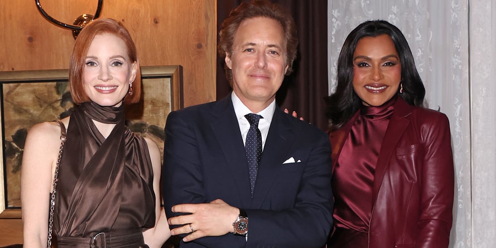 Jessica Chastain & Mindy Kaling Attend Exclusive Ralph Lauren Dinner During Milan Design Week