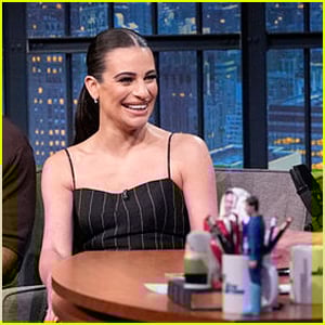 Lea Michele Jokes About Her Sardi's Caricature Portrait Looking Like Idina Menzel