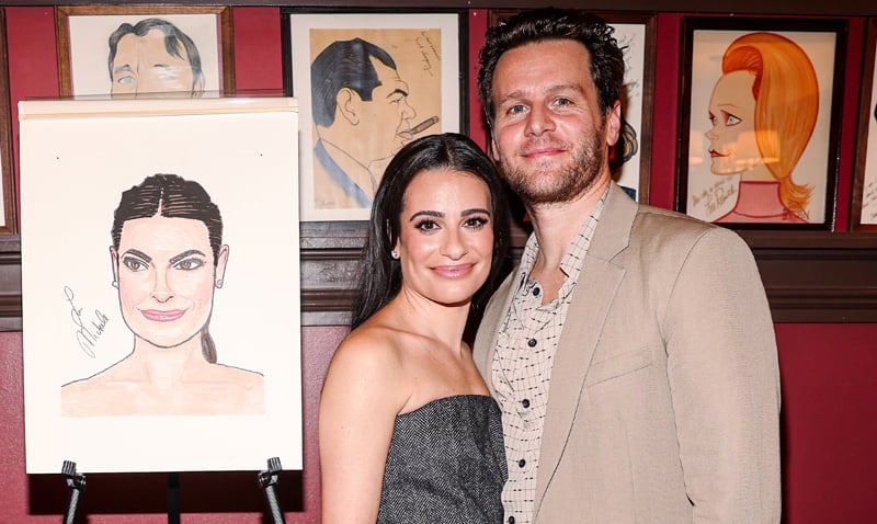 Lea Michele Gets Support from ‘Glee’ Cast Members at Her Sardi’s Portrait Unveiling | Aaron Tveit, Broadway, Jonathan Groff, Lea Michele, Nicholas Christopher | Celebrity News and Gossip | Entertainment, Photos and Videos