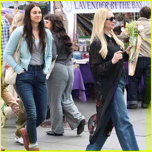 Lindsay Lohan & Shailene Woodley Film 'Count My Lies' at Farmers Market in Brooklyn