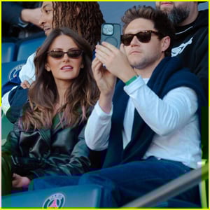 Niall Horan & Girlfriend Amelia Woolley Attend PSG Vs. Nantes Soccer Match in Paris