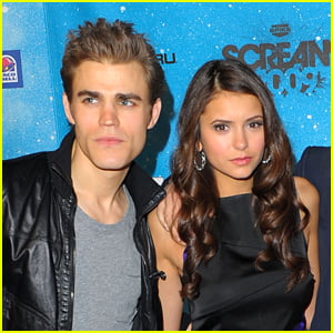 The Vampire Diaries' Nina Dobrev & Paul Wesley Reunite at NBA Game, Sit Together in Courtside Seats