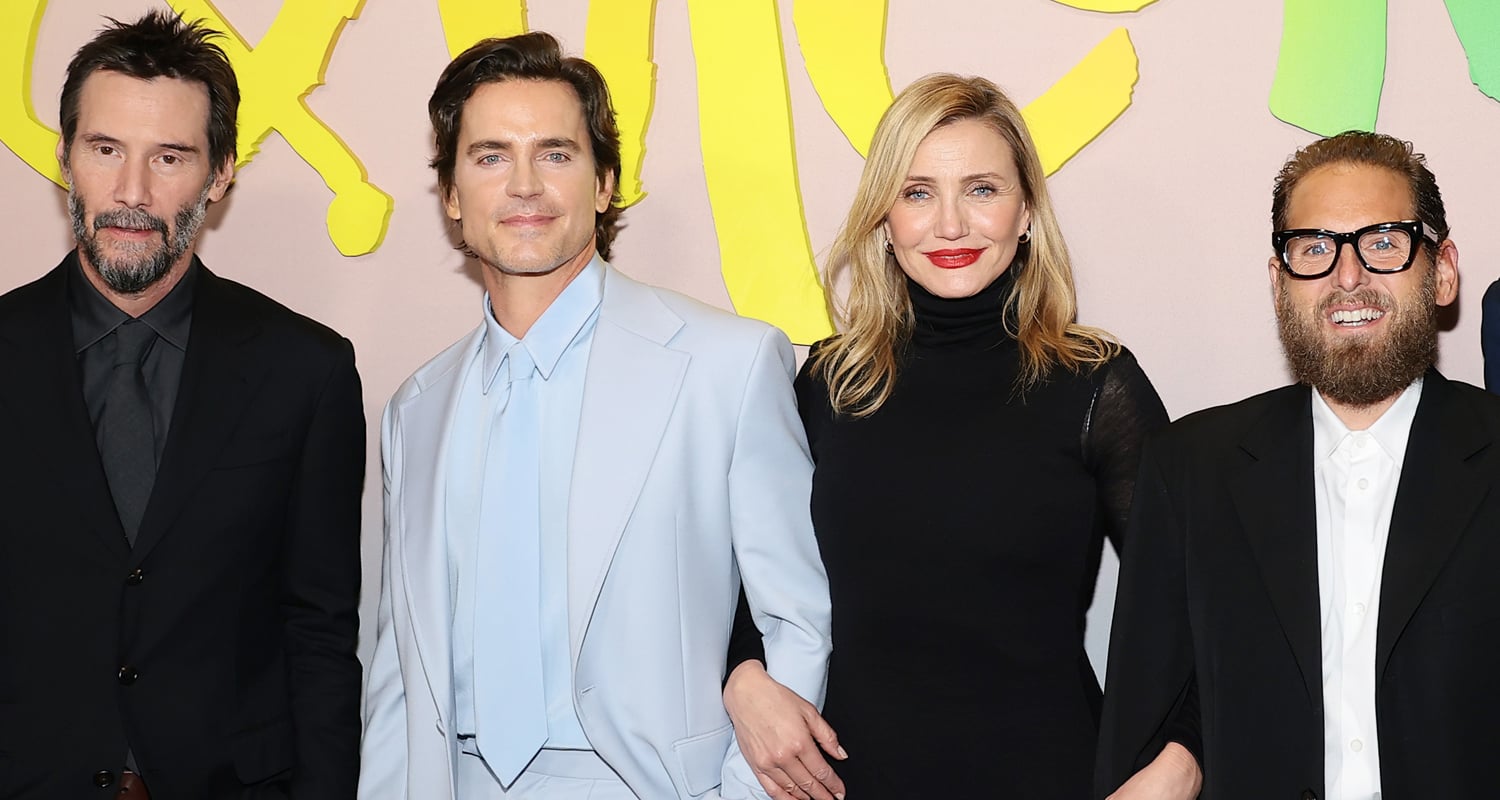 Cameron Diaz Joins Co-Stars Keanu Reeves, Matt Bomer, & Jonah Hill at 'Outcome' Premiere in NYC!