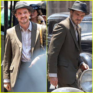 Pedro Pascal Looks Suave in Vintage-Inspired Suit While Filming 'De Noche' in Mexico