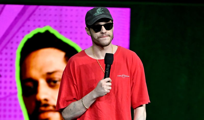 Pete Davidson Shows Progress of Tattoo Removal with Bare Arms at CinemaCon 2026 | 2026 CinemaCon, cinemacon, David Leitch, Pete Davidson | Celebrity News and Gossip | Entertainment, Photos and Videos