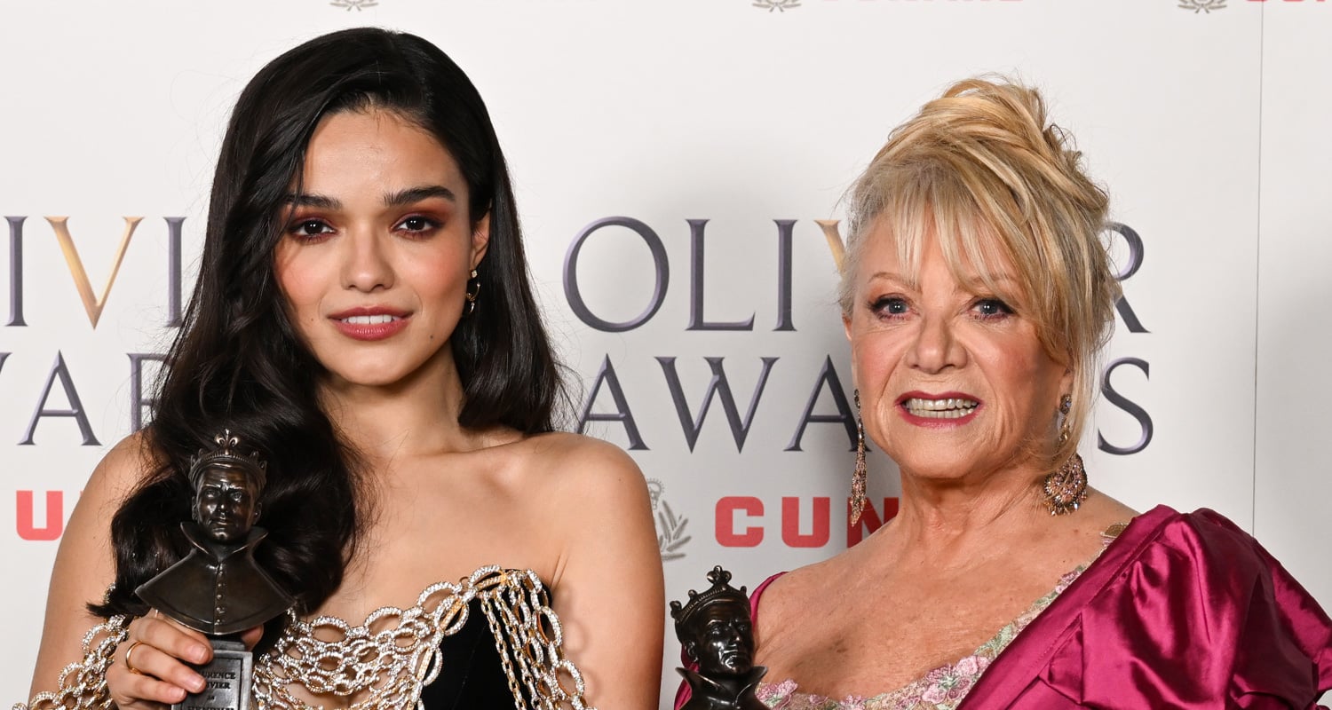 Rachel Zegler Wins First Olivier Award For ‘Evita,’ Poses With Original Eva Perón Actress at 2026 Ceremony | 2026 Olivier Awards, Diego Andres Rodriguez, Elaine Paige, Jamie Lloyd, Rachel Zegler | Celebrity News and Gossip | Entertainment, Photos and Videos