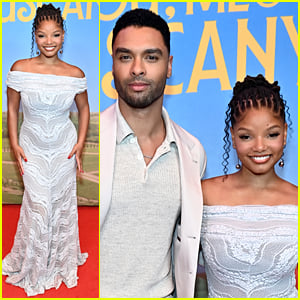 Halle Bailey Attends Hometown Screening of 'You, Me & Tuscany' With Regé-Jean Page in Atlanta