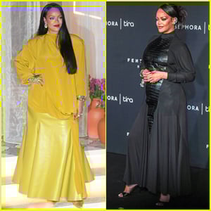 Rihanna Wears Custom Mugler & Alaïa to Fenty Beauty Launch in India