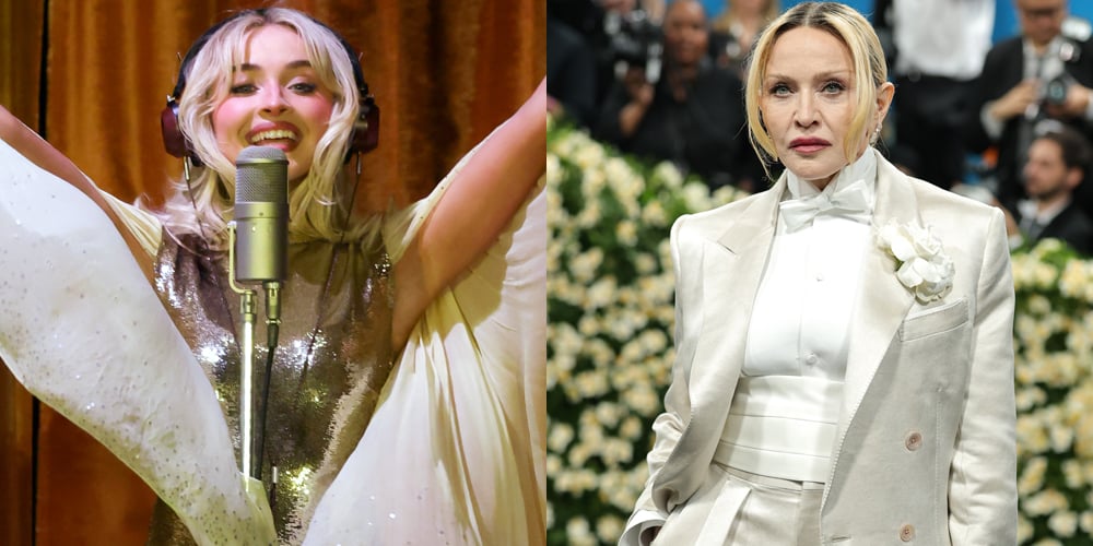 Sabrina Carpenter Wows 2026 Coachella Weekend 2 with Special Guest Madonna | 2026 Coachella, Coachella, Geena Davis, Madonna, Sabrina Carpenter, Terry Crews | Celebrity News and Gossip | Entertainment, Photos and Videos