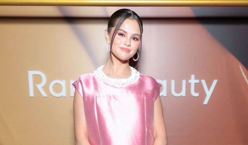 Selena Gomez Wears Chic Pink Prada Dress for Rare Beauty Event | Selena Gomez | Celebrity News and Gossip | Entertainment, Photos and Videos Selena Gomez Wears Chic Pink Prada Dress for Rare Beauty Event | Selena Gomez | Celebrity News and Gossip | Entertainment, Photos and Videos