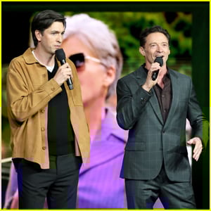 Hugh Jackman & Nicholas Braun Stop By CinemaCon 2026 to Promote 'The Sheep Detectives'