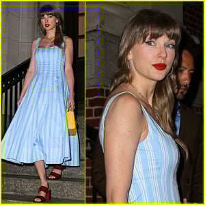 Taylor Swift Spotted at Dinner in NYC With Her Dad &amp; Some Celeb Friends!